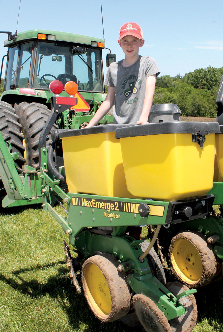 Ben with planter